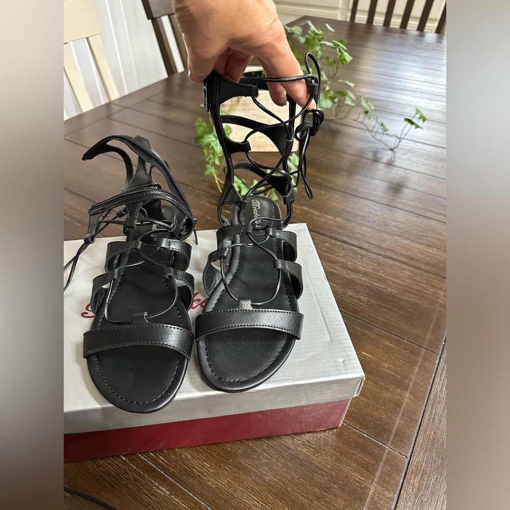 New Breckelles Gladiator Wrap Sandals